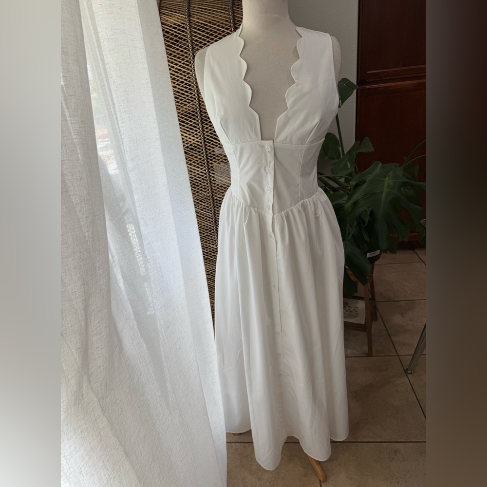 WeWoreWhat White Backless Dress